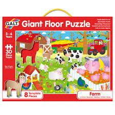 Children love to put together puzzles. Galt Toys Giant Floor Puzzle Farm Floor Puzzles For Kids Ages 3 Years Plus Buy Online In Botswana At Desertcart 48268565