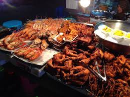 Finger Lickin Good Southern Fried Chicken King Prawn Hat Yai Market