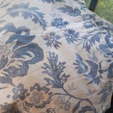 Sale $ 39.99 $ 79. Pottery Barn Bedding Pottery Barn King Duvet Set Blue Cream Floral Poshmark