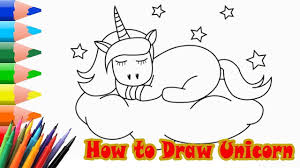 How To Draw A Unicorn Emoji Easy Step By Step Draw For Children Lea Step By Step Drawing Drawing For Kids Unicorn Drawing