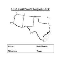 The region is home to a wonderful and vibrant mix of anglo, latino, hispanic, and american indian traditions making it one of the more diverse. Usa Southwest Region Quiz By Mr Matthews Teacher Store Tpt