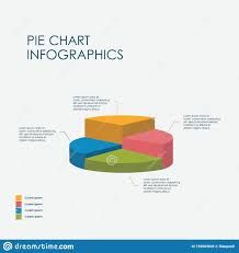 3d Circle Chart 3d Pie Chart Infographics Elements Vector