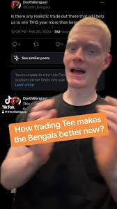 How trading Tee Higgins can make the cincinnati bengals better now #Bengals  #CincinnatiBengals #TeeHiggins #WhoDey #NFL
