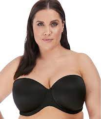 The removable straps can be worn cross back, halter. Elomi Elomi Smoothing Strapless Bra
