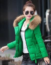 Sisme Mont Yesil Kisa Sapkali Kaz Tuyu Mont Moda Mont Yeni Moda