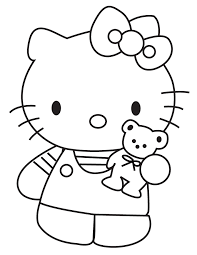 All hello kitty coloring pages at here. Printable Colouring Pictures Of Teddy Bears High Quality Coloring Home Teddy Bear Coloring Pages Hello Kitty Coloring Kitty Coloring