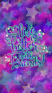 Happy friendship day cute hand written lettering big set illustration. Best Friends Forever Wallpaper Enjpg