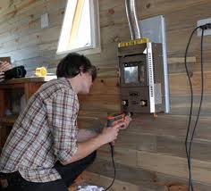 An efficient heater that doesn't take up a lot of space, it's easy to move around when needed. Off Grid Heating Propane Vs Wood Burning Tumbleweed Houses
