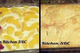 Pour into dish over melted butter. Easy Peach Cherry Cobbler If You Are Not Following Me Already Why Not Lol Make Sure You Click Foll Baked Dishes Peach Cobbler Recipe Canned Peaches