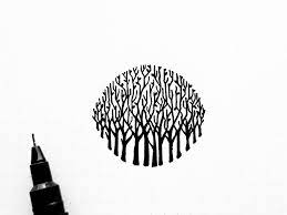 Forest Sketch Forest Sketch Environment Logo Forest Logo