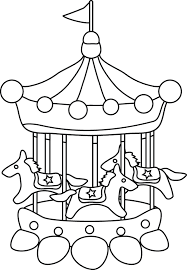 Coloriage Le Manege Coloriage Manege Fete Foraine Coloriage Ninjago