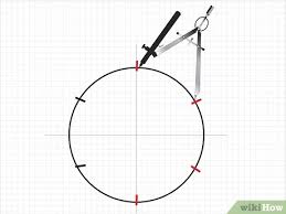 In diesem video erfährst du wie der zirkel eingestellt werden muss, wenn der radius oder der durchmesser gegeben ist. Ein Sechseck Zeichnen Wikihow