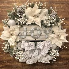 Joy Wreath Joy Joy Christmas Wreath Christmas Decor Winter Wreath White Wreath Off White Wreath White Christmas Wreath Christmas Wreaths Holiday Wreaths