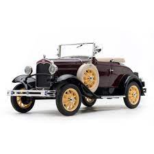 1931 Ford Model A Roadster Ford Maroon 1 18 Diecast Model Car By Sunstar Diecast Model Cars Car Model Ford Models