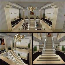 Minecraft Glass Stairs Chandelier Staircase Minecraft Creations Minecraft Houses Minecraft Blueprints