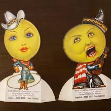 Vintage Anthropomorphic Fruit