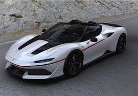 It was designed by ferrari styling centre under flavio manzoni and created by maranello's special projects department. Ferrari J50 Gloss White Interior Color Black W Case Diecast Car Hobbysearch Diecast Car Store