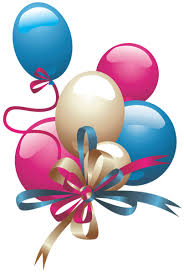 Clip Art Happy Birthday Flowers And Balloons Balloons Png Clipart Happy Birthday Clip Art Birthday Clips Birthday Balloons