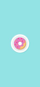 Donuts Minimal Wallpaper 1080x2340 Minimal Wallpaper Cute Mobile Wallpapers Minimalist Wallpaper