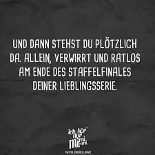 Visual Statements Und Dann Stehst Du Plötzlich Da Allein