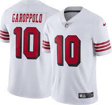 Last hoisted the lombardi trophy. Nike Men S San Francisco 49ers Jimmy Garoppolo 10 White Limited Jersey Dick S Sporting Goods