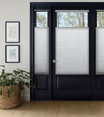 French doors often have a few features that can make it tricky to choose blinds or shades. Cover Glass Doors Plantation Shutters For Sliding Glass Doors