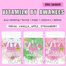 Secara semulajadinya produk ini dapat memutihkan seluruh badan. Buy Vitamilk By Awanees Susu Kambing Kurma Madu Skkm Banana Milk By Wawarich Legacy 100 Original Hq Seetracker Malaysia