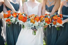 Check spelling or type a new query. Bridal Bouquets In Burnt Orange And Dusty Blue