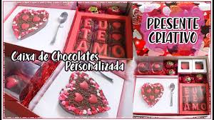 Aos sábados, das 8h30 às 12h30. Caixa De Chocolate Personalizada Presente Criativo Para Namorado Marido Youtube