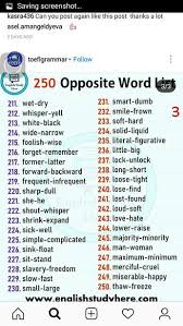 List Of Prepositional Phrases English Vocabulary Words English Language Teaching English Language Learning To contradict someone is to speak against what she is saying, whereas a counterclockwise direction is opposite of the normal way a clock's hands usually run.