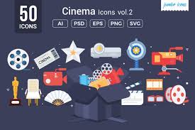 I'm aware that android does not offer svg support; Cinema Vector Icons V2 266277 Icons Design Bundles