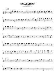 A tribute to leonard cohen 35 years after (four variation of structure on the song hallelujah, from various positions) piano solo / easy. Hallelujah For Viola Leonard Cohen Sheet Music For Violin Solo Musescore Com