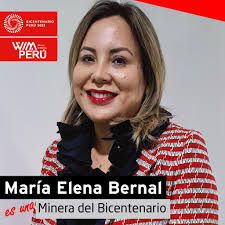María Elena Bernal, es una #MineraDelBicentenario ¡Queremos conocer tu  historia, anímate y participa!  https://wimperu.org/mineras-del-bicentenario/ #SerMemorables #womeninmining  #wimperu #MinerasDelBicentenarioPeru