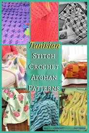 28 tunisian stitch crochet afghan patterns