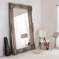 French Floor Standing Mirrors Extra Large Mirror Pottery Barn Full Length Decoration Chrome R In 2020 Floor Standing Mirror Big Mirror In Bedroom Country Bedroom Decor