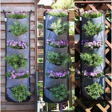 Newkits Vertical Wall Garden Planter With 6 Pockets Best Plant Growth Design Wall Garden Vertical Garden Wall Planter Plant Wall