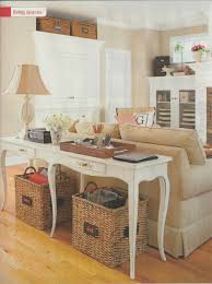 Remodelaholic 25 Ways To Decorate A Console Table Family Friendly Living Room Home Home Decor