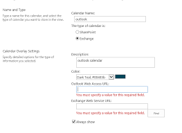 How To Find Url Outlook Web Access Url For Calendar Overlay With Office 365 Calendar Sharepoint Stack Exchange