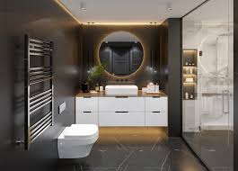 Modern bathroom ideas and designs. Artstation Modern Bathroom Design David Lazishvili