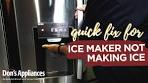 LG Ice Maker Not Making Ice? Try This Quick Fix
