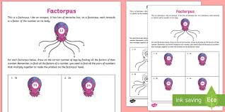 Find out the even numbers. Find The Factors Worksheet Worksheet Scottish Worksheet