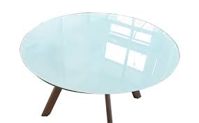 Table top and desk top coverings. Round Tempered Frosted Silk Screen Printing Glass For Table Top