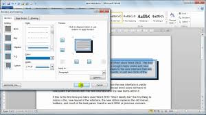 Microsoft Word 2010 Paragraph Formatting Borders And Shading Tutorial 15 Youtube