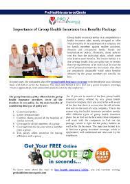 Importance of health insurance pdf. Health Insurance