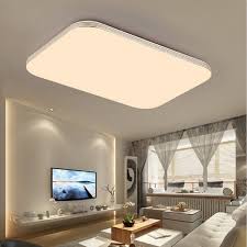 Acrylic surrounds the ceiling and looks special when the lights are turned on. Square 18w 1400lm Energy Efficient Led Ceiling Lights Modern Flush Mount Fixture Lamp Lighting For Kitchen