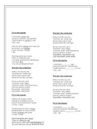 Tell them i was happy and my heart is broken. James Arthur Impossible Worksheet