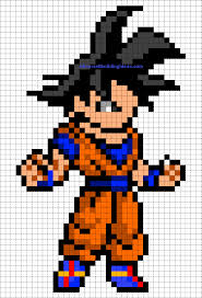 Pin On Pick Sells Pixel art tutorial on how to make goku from dragonball/z/gt.