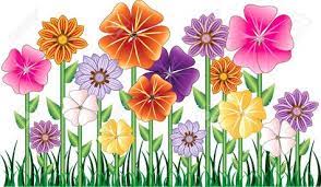 Flowers Cartoon Stock Vector Illustration And Royalty Free Flowers Cartoon Clipart Cartoon Flowers Flower Clipart Flower Illustration