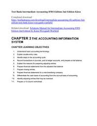 Jika ada yang baru akan saya update. Intermediate Accounting Ifrs Edition 2nd Edition Test Bank Kieso Weygandt Warfield By Moffett33 Issuu