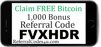 Crypto currencys are real cash! Claim Free Bitcoin App Referral Code 2021 Enter Code Fvxhdr 1 000 Bonus 2021 Referral Codes